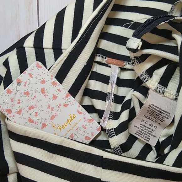 Free people Striped Ponte Women's M NWT - Picture 14 of 16